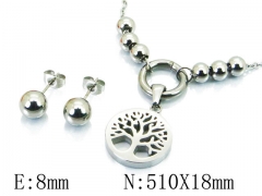 HY Stainless Steel jewelry Plant Style Set-HY91S0882PE
