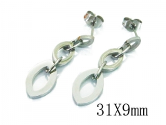 HY Wholesale 316L Stainless Steel Drops Earrings-HY91E0303HHL