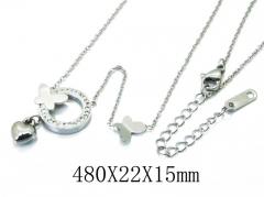 HY Stainless Steel 316L Necklaces (Animal Style)-HY80N0336MZ