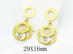 HY Wholesale 316L Stainless Steel Drops Earrings-HY80E0499NG