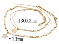 HY Wholesale Stainless Steel 316L Necklaces-HY91N0196IWW