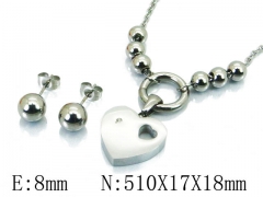 HY Wholesale 316L Stainless Steel Lover jewelry Set-HY91S0873PA
