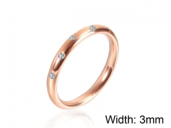 HY Wholesale 316L Stainless Steel Rings-HY0030R006