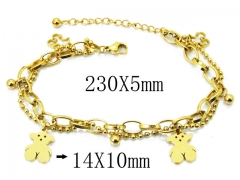 HY Wholesale stainless steel Anklet-HY80B1092HAA