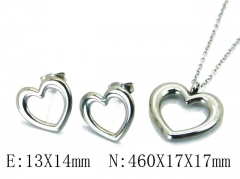 HY Wholesale 316L Stainless Steel Lover jewelry Set-HY91S0987HHF