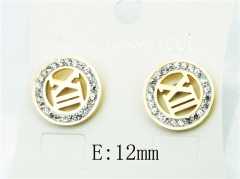 HY Stainless Steel Small Crystal Stud-HY24E0005OL