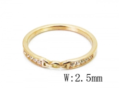 HY Wholesale 316L Stainless Steel CZ Rings-HY14R0655PV
