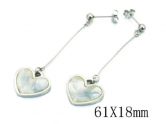 HY Wholesale 316L Stainless Steel Drops Earrings-HY91E0309HHV