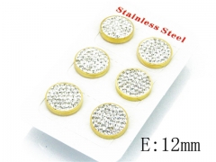 HY Stainless Steel Small Crystal Stud-HY80E0496HML