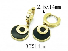 HY Wholesale 316L Stainless Steel Drops Earrings-HY24E0020HIO