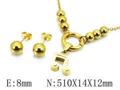 HY Wholesale 316L Stainless Steel jewelry Set-HY91S0917HHE