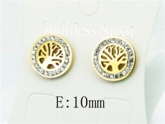 HY Stainless Steel Small Crystal Stud-HY24E0011OL