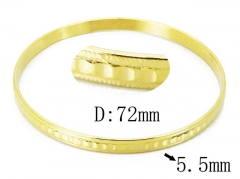 HY Wholesale 316L Stainless Steel Popular Bangle-HY81B0575ML