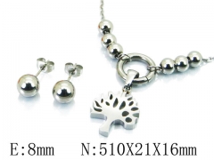 HY Stainless Steel jewelry Plant Style Set-HY91S0884PT