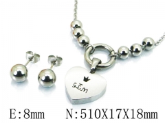 HY Wholesale 316L Stainless Steel Lover jewelry Set-HY91S0886PU