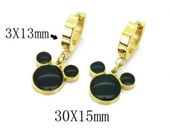 HY Wholesale 316L Stainless Steel Drops Earrings-HY80E0501ML