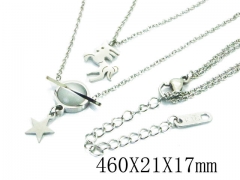 HY Wholesale| Popular CZ Necklaces-HY91N0200HHC