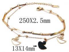 HY Wholesale stainless steel Anklet-HY80B1105HZL
