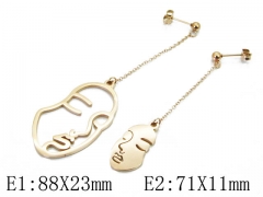 HY Wholesale 316L Stainless Steel Drops Earrings-HY91E0314HFF