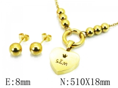 HY Wholesale 316L Stainless Steel Lover jewelry Set-HY91S0906HHD
