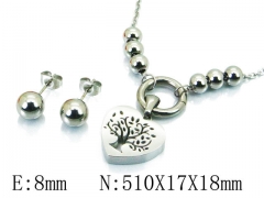 HY Stainless Steel jewelry Plant Style Set-HY91S0883PR
