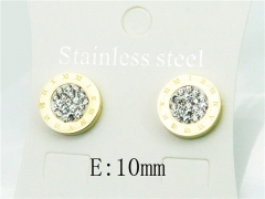 HY Stainless Steel Small Crystal Stud-HY24E0013NL