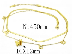 HY Stainless Steel 316L Necklaces (Animal Style)-HY32N0143HIX