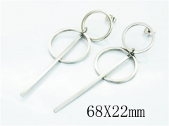 HY Wholesale 316L Stainless Steel Drops Earrings-HY91E0306HHL
