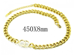 HY Wholesale Stainless Steel 316L Necklaces-HY19N0055HHE