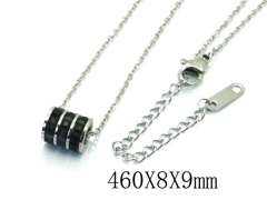 HY Wholesale Stainless Steel 316L CZ Necklaces-HY19N0113PZ