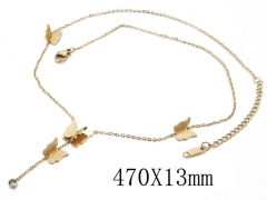 HY Stainless Steel 316L Necklaces (Animal Style)-HY19N0085HHE