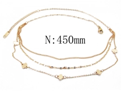 HY Wholesale Stainless Steel 316L Necklaces-HY19N0079HJD