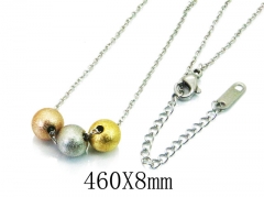 HY Wholesale Stainless Steel 316L Necklaces-HY19N0116NC