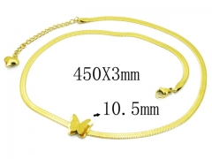 HY Stainless Steel 316L Necklaces (Animal Style)-HY19N0064PR