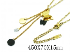 HY Stainless Steel 316L Necklaces (Animal Style)-HY19N0069HHC