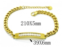 HY Wholesale 316L Stainless Steel Bracelets-HY19B0153HIR