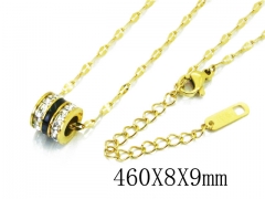 HY Wholesale Stainless Steel 316L CZ Necklaces-HY19N0075HEE