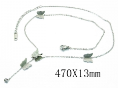HY Stainless Steel 316L Necklaces (Animal Style)-HY19N0083HGG