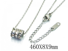 HY Wholesale Stainless Steel 316L CZ Necklaces-HY19N0110PQ