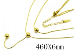 HY Wholesale Stainless Steel 316L Necklaces-HY19N0081HHS