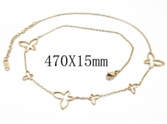 HY Stainless Steel 316L Necklaces (Animal Style)-HY19N0088HIG