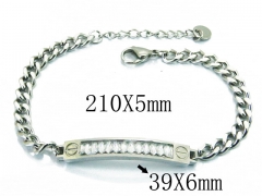 HY Wholesale 316L Stainless Steel Bracelets-HY19B0152HHV
