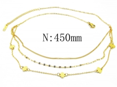 HY Wholesale Stainless Steel 316L Necklaces-HY19N0078HJF