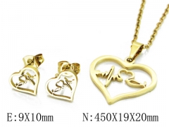HY Wholesale 316L Stainless Steel Lover jewelry Set-HY58S0682JW