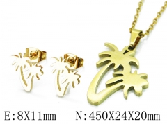 HY Stainless Steel jewelry Plant Style Set-HY58S0703JE