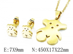 HY 316L Stainless Steel jewelry Bears Set-HY58S0681JE