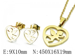HY Wholesale 316L Stainless Steel Lover jewelry Set-HY58S0685JA