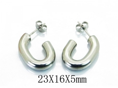 HY Wholesale Stainless Steel Hollow Hoop Earrings-HY58E1449KW