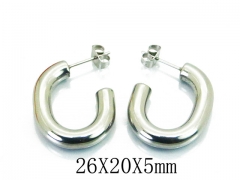 HY Wholesale Stainless Steel Hollow Hoop Earrings-HY58E1447KX