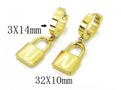 HY Wholesale 316L Stainless Steel Drops Earrings-HY32E0105NL
